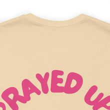 Load image into Gallery viewer, Prayed Up Black Queen Short Sleeve Tee