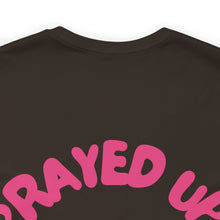 Load image into Gallery viewer, Prayed Up Black Queen Short Sleeve Tee