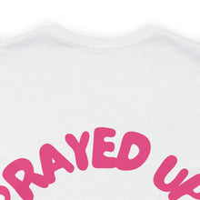 Load image into Gallery viewer, Prayed Up Black Queen Short Sleeve Tee