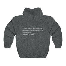 Load image into Gallery viewer, "PRAYED UP MILLENNIAL" Hoodie (White Writing)