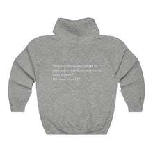 Load image into Gallery viewer, "PRAYED UP MILLENNIAL" Hoodie (White Writing)