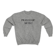 Load image into Gallery viewer, "PRAYED UP ARTIST" Crewneck
