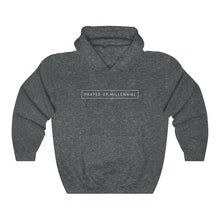 Load image into Gallery viewer, "PRAYED UP MILLENNIAL" Hoodie (White Writing)
