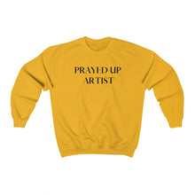 Load image into Gallery viewer, "PRAYED UP ARTIST" Crewneck