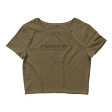 Load image into Gallery viewer, "PRAYED UP CEO" Women’s Crop Tee