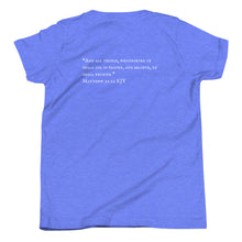 Load image into Gallery viewer, "PRAYED UP DISTANCE LEARNER" Youth Short Sleeve Tee