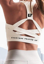 Load image into Gallery viewer, Everyone Prayed Up Signature Sports Bra
