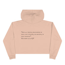 Load image into Gallery viewer, &quot;ITS HIS GRACE AND MERCY FOR ME&quot; Crop Hoodie
