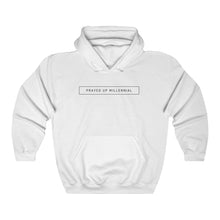 Load image into Gallery viewer, &quot;PRAYED UP MILLENNIAL&quot;  Hoodie (Black writing)
