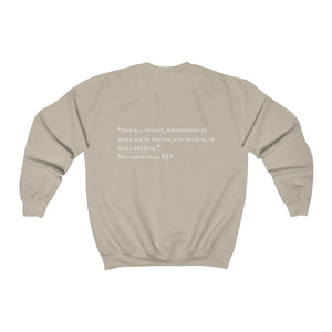 "PRAYED UP ENTREPRENEUR" Crewneck  (White writing)