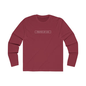 "PRAYED UP CEO" Men's Long Sleeve Crew Tee