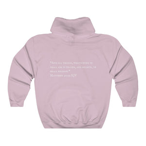 "PRAYED UP MILLENNIAL"  Hoodie (White Writing)