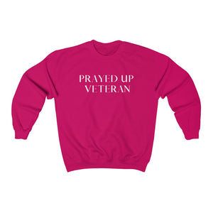 "PRAYED UP VETERAN" Crewneck