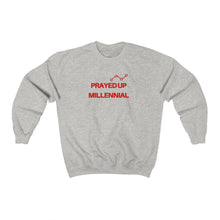 Load image into Gallery viewer, &quot;PRAYED UP MILLENNIAL&quot; Crewneck
